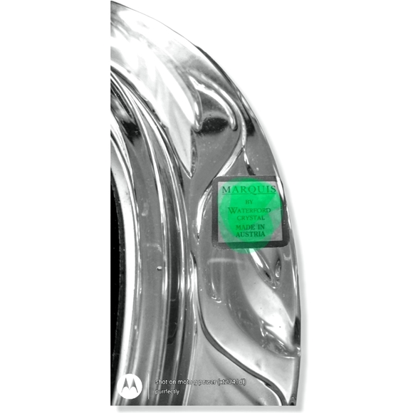 Waterford Crystal Frame 5x7  Oval marquis NWT - Picture 4 of 5